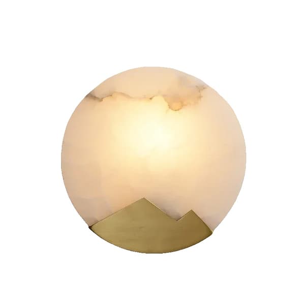 Postmodern vägglampa, 20 cm storlek, design i guldmarmor,20 cm Guld, Varm vit (2700-3500K)