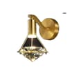 Miniatyrbillede 1 af 2: Diamant Krystal Væglampe, Elegant Design, Energi Effektiv LED,Væglampe-A, 3 farver skiftbare