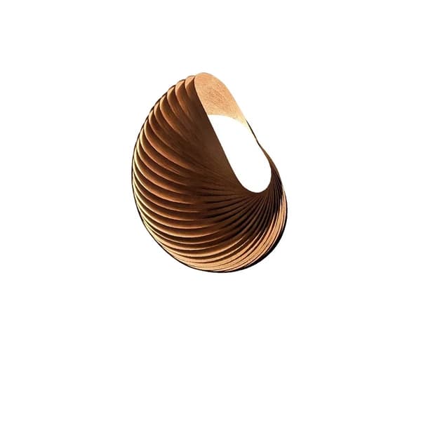 Träväggslampa, Modern Minimalistisk Stil, LED-ljuskälla,B Dia25cm