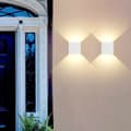 Miniatyrbild 4 av 6: Bomclap Vägglampa utomhus/inomhus LED 12W IP65 – 2-pack vägglampor 3000K varmvit