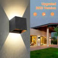 Miniatyrbild 2 av 5: Bomclap Vägglampa utomhus/inomhus LED 12W IP65 – 2-pack vägglampor 3000K varmvit