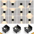 Miniatyrbild 5 av 9: Bomclap 4x Vägglampor med Rörelsesensor, 12W, IP65, Varmvitt, För Inomhus/Utomhusbruk