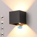 Miniatyrbild 9 av 9: Bomclap 4x Vägglampor med Rörelsesensor, 12W, IP65, Varmvitt, För Inomhus/Utomhusbruk