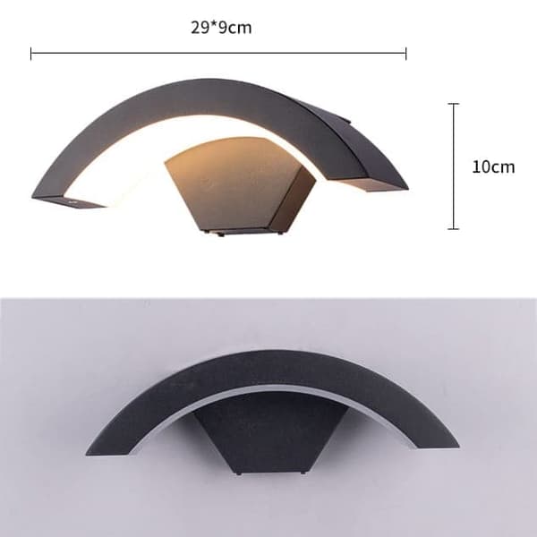 Bomclap 2-pack LED vägglampor utomhus 24W IP65 varmvit 3000K – modern vattentät belysning