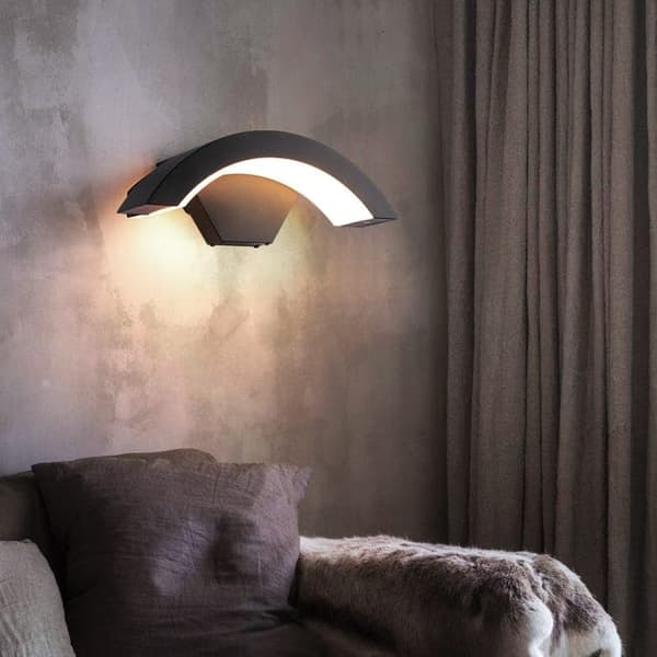 Bomclap 2-pack LED vägglampor utomhus 24W IP65 varmvit 3000K – modern vattentät belysning