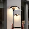 Miniatyrbild 8 av 9: Bomclap 2-pack LED vägglampor utomhus 24W IP65 varmvit 3000K – modern vattentät belysning