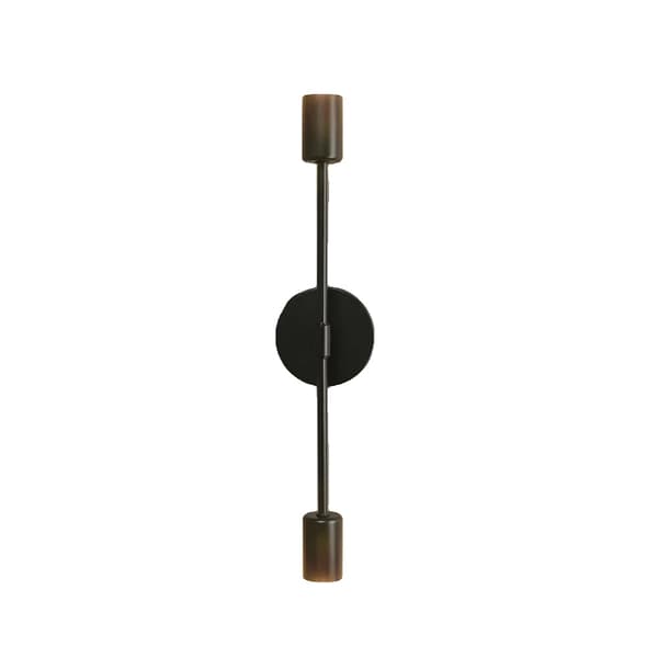 Modern vägglampa, dubbelhuvuddesign, mångsidig för hem och café,Varm vit (2700-3500K), Dubbelhuvud