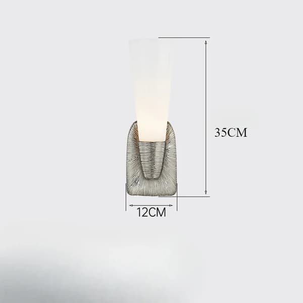 Seinävalaisin, moderni tyyli, himmennettävä LED,1 pää-Hopeinen, Lämmin valkoinen (2700-3500K)