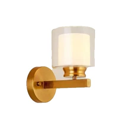 Vägglampa, europeisk stil, 14 cm bredd, LED-ljuskälla,A, Varmt ljus