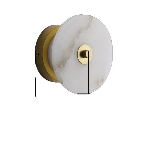 Moderne LED Væglampe, 7W Effekt, Varm Hvidt Lys,35 cm guld, Varm Hvid (2700-3500K)