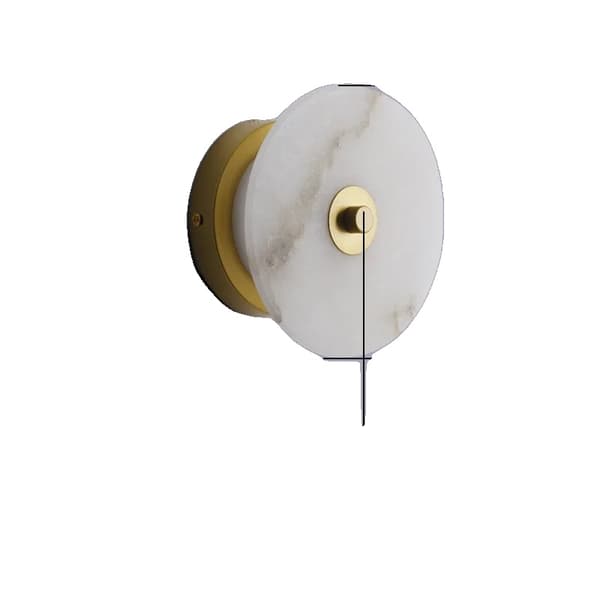 Moderni LED-seinävalaisin, 7W teho, lämmin valkoinen valo,16cm kultaa, Lämmin valkoinen (2700-3500K)