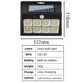 Miniatyrbild 3 av 9: OBOSOE Solvägglampor med rörelsesensor, 3 lägen, 120 COB LED, utomhusbelysning, 4-pack