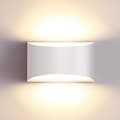 Miniatyrbillede 9 af 10: OBOSOE 4-pak LED-væglamper, 7W omvendt lys, varm hvid 3000K, moderne indendørs belysning