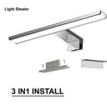 Miniatyrbild 7 av 8: OBOSOE LED spegellampa 30cm IP44, 4000K neutralvitt, vattentät badrumslampa utan flimmer