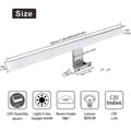Miniatyrbild 2 av 7: OBOSOE LED spegellampa 30cm IP44, 4000K neutralvitt, vattentät badrumslampa utan flimmer