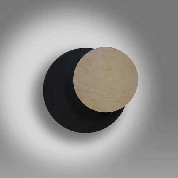 Emibig Circle 1A Vit 1-ljus vägglampa, vit - 970-1