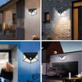 Miniatyrbild 4 av 4: INN Applique 2PCS 135x98mm solarlampa vägglampa för utomhusbruk med automatisk induktion liten vattentät lampställning för trädgård