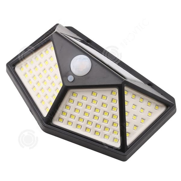 INN Applique 2PCS 135x98mm solarlampa vägglampa för utomhusbruk med automatisk induktion liten vattentät lampställning för trädgård