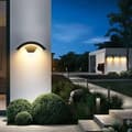Pikkukuva 7 / 8: OBOSOE LED-seinävalaisin ulkokäyttöön 24W IP65 liiketunnistimella, lämmin valkoinen valo puutarhaan ja terassille