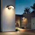 Pikkukuva 2 / 8: OBOSOE LED-seinävalaisin ulkokäyttöön 24W IP65 liiketunnistimella, lämmin valkoinen valo puutarhaan ja terassille