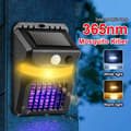 Miniatyrbild 1 av 9: OBOSOE 8-pack 3-i-1 Solcells Insektslampa, UV Mördar, LED Rörelsesensor & Fälla för Myggor