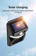 Miniatyrbild 8 av 11: OBOSOE 8-pack 3-i-1 Solcells Insektslampa, UV Mördar, LED Rörelsesensor & Fälla för Myggor