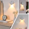 Miniatyrbild 4 av 4: INN LED-vägglampa med rörelsedetektor i form av en snäcka 1200mAh 3000-6000K magnetisk vägglampa för dekoration