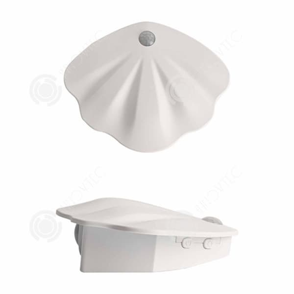 INN LED-vägglampa med rörelsedetektor i form av en snäcka 1200mAh 3000-6000K magnetisk vägglampa för dekoration