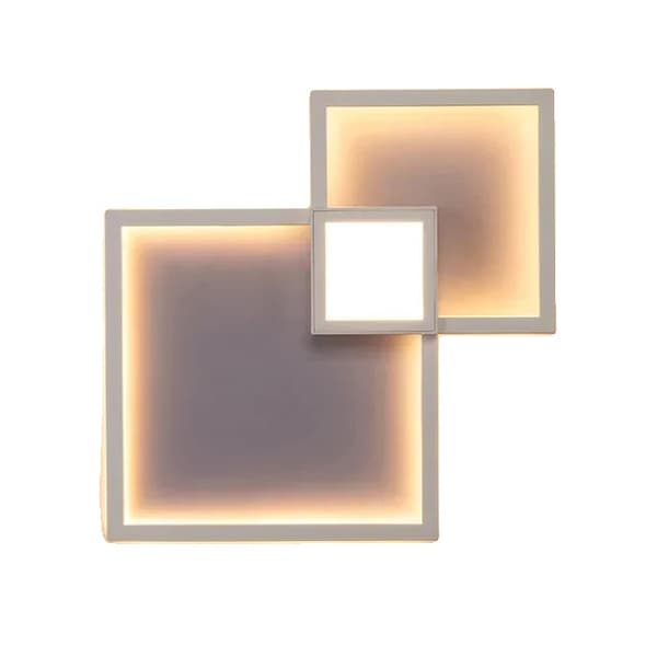 LED-seinävalaisin, moderni tyyli, itsenäinen asennus, varjoton muotoilu,24W Valkoinen, Ei kaukosäädintä