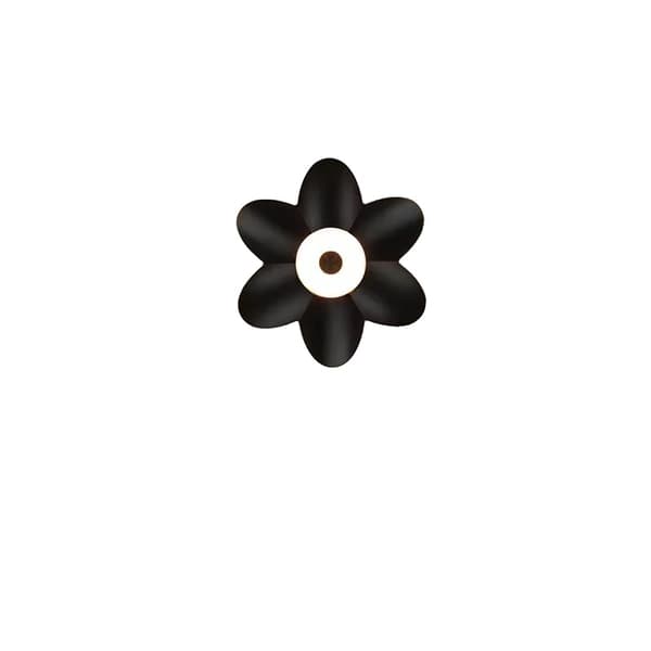 Vägglampa, Aluminium Material, Touch On/Off Strömbrytare, LED Ljuskälla,vitt ljus, Svart-10W