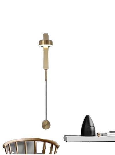 Vägglampor, modern stil, metallmaterial, energieffektiva LED-lampor,varmt ljus, gyllene-A