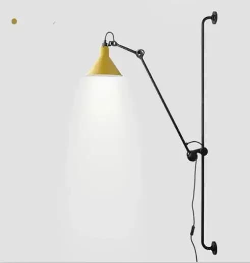 Vägglampa, Art Deco-stil, väggmonterad, LED-ljuskälla,Varm vit, gula nyanser