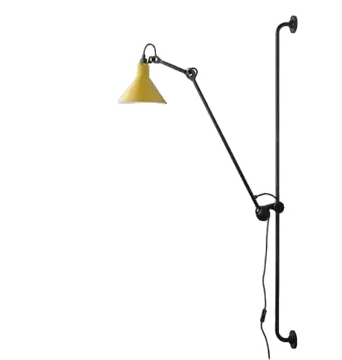Vägglampa, Art Deco-stil, väggmonterad, LED-ljuskälla,Varm vit, gula nyanser