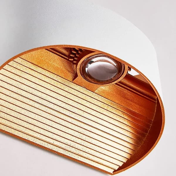 OBOSOE Modern Aluminium Vägglampa LED, Inomhusbelysning, Sovrum Vägglampa, Stilren Vägglampa