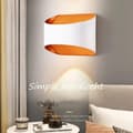 Miniatyrbild 2 av 7: OBOSOE Modern Aluminium Vägglampa LED, Inomhusbelysning, Sovrum Vägglampa, Stilren Vägglampa