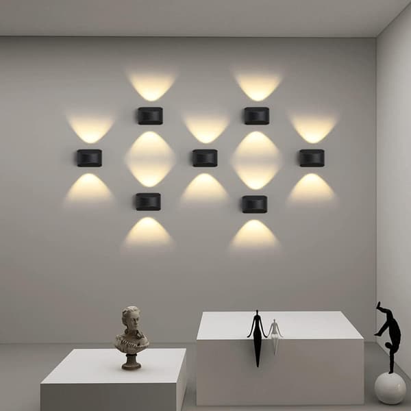 OBOSOE Modern LED Vägglampa IP65 Vattentät Vägglampa Aluminium Inomhus & Utomhus Vägglampa