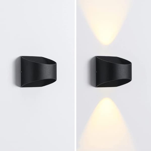 OBOSOE Modern LED Vägglampa IP65 Vattentät Vägglampa Aluminium Inomhus & Utomhus Vägglampa