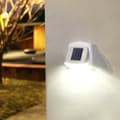 Miniatyrbillede 3 af 7: Lollanda 6-pak vandtætte solcellelamper udendørs – LED væglamper til trapper, hegn og terrasser, julepynt