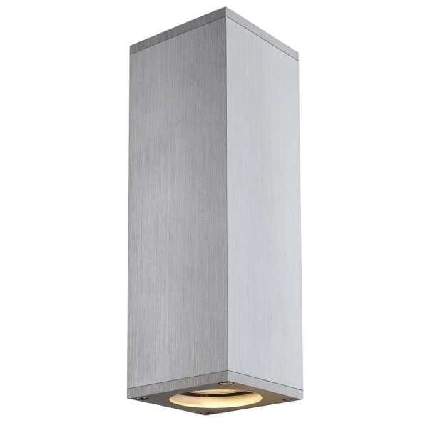 SLV Theo Opp/Ned, Utendørs veggbelysning, Aluminium, Aluminium, IP20, Fasade, I