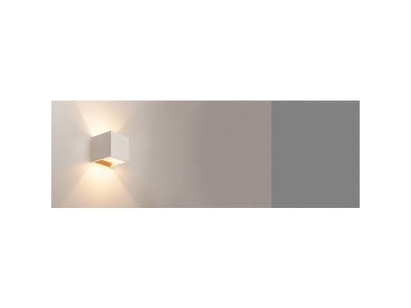 SLV Solid Cube, Overflatebehandlet, Cube, 1 ampuller, G9, IP20, Grå