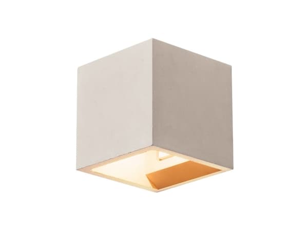 SLV Solid Cube, Overflatebehandlet, Cube, 1 ampuller, G9, IP20, Grå