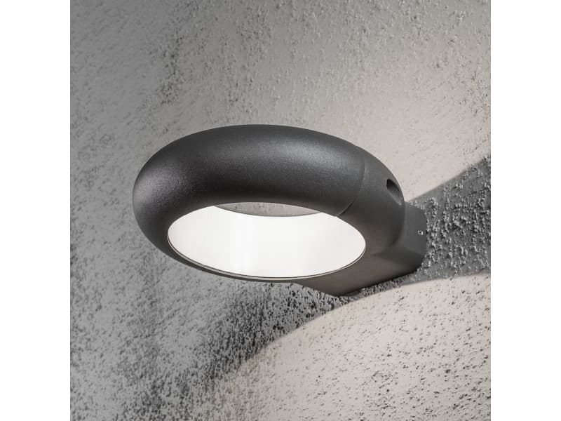 Konstsmide 7950-370, 1 lampor, 3000 K, IP54, Antracit, Grå