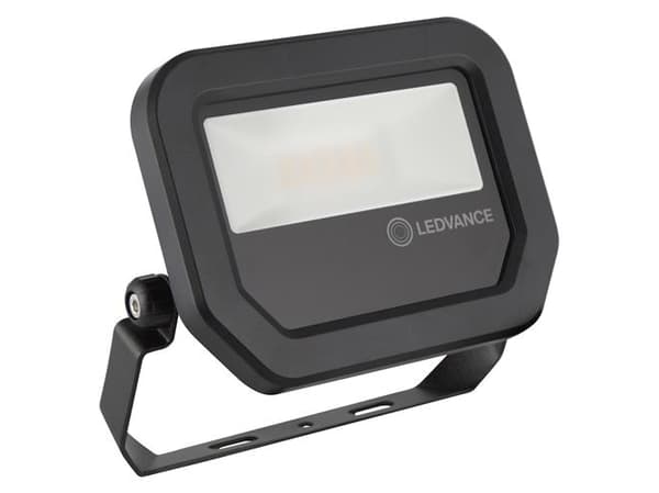 Ledvance flomlys LED projektor 10W FLOMLYS 1100lm 4000K 100 grader. IP65 LEDV svart 4058075097407