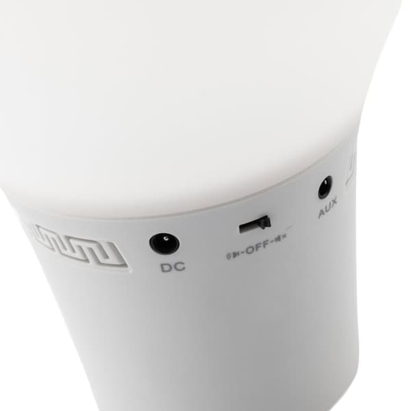 LED-lampe med Højttaler - Silitone