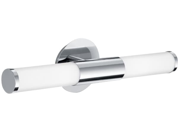 Eglo Palmera - Vegglampe - 2 holdere - E14 - krom, matte opal white