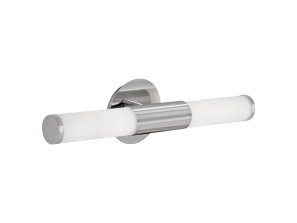 Eglo Palmera - Vägglampa - 2 uttag - E14 - satinnickel, matte opal white