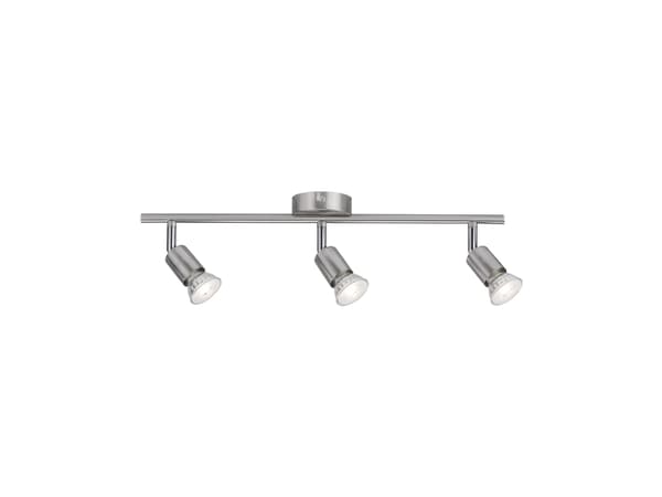Paulmann Carolina, Overflateegnet, GU10, 3 ampuller, 30 W, 230 V, Nickel