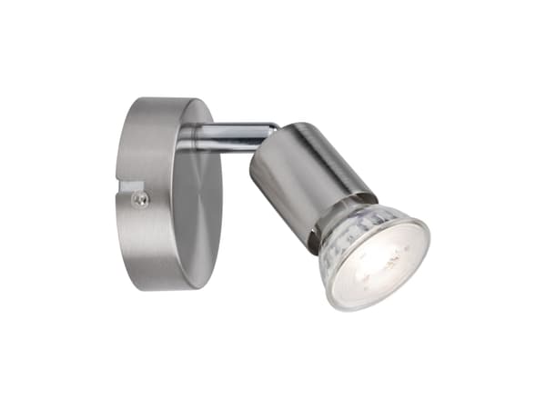Paulmann Carolina, Utanpåliggande spotlight, GU10, 1 lampor, LED, 10 W, Nickel