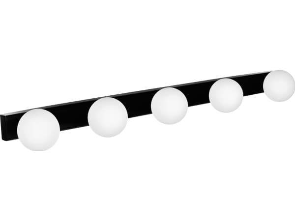 Activejet AJE-BOLERO, Ytmonterad, Rektangel, 5 lampor, Glödlampan/-lamporna kan inte bytas ut, IP44, Svart, Vit