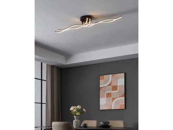 EGLO Roncade 1, LED, 4600 lm, IP20, Sort, Hvit